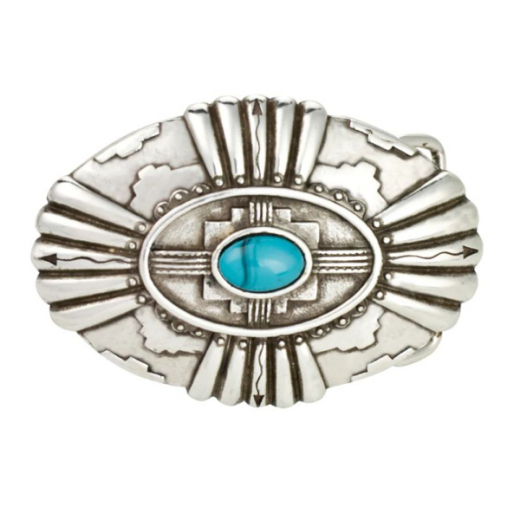 Western Buckle Gürtelschnalle ILC Southwest Turqoise