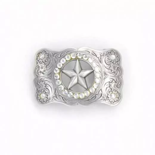 Western Buckle Gürtelschnalle ILC Ranger Star Crystals Western Buckle Gürtelschnalle ILC Ranger Star Crystals