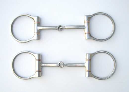 D-Ring Snaffle Bit Brushed Stainless Steel