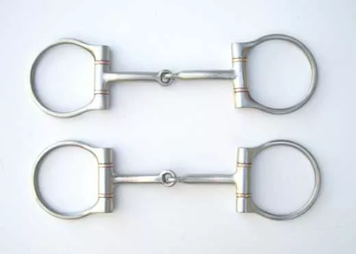 D-Ring Snaffle Bit Brushed Stainless Steel D-Ring Snaffle Bit Brushed Stainless Steel