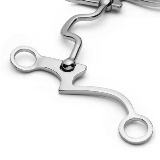 Showman Seven Shank with Flat Square Port Bit - JK3307