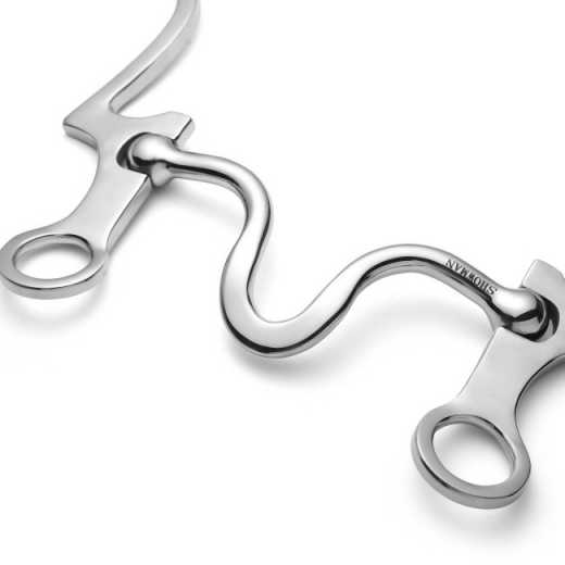 Showman Seven Shank with U Flat Tongue Relief Bit - JK7707