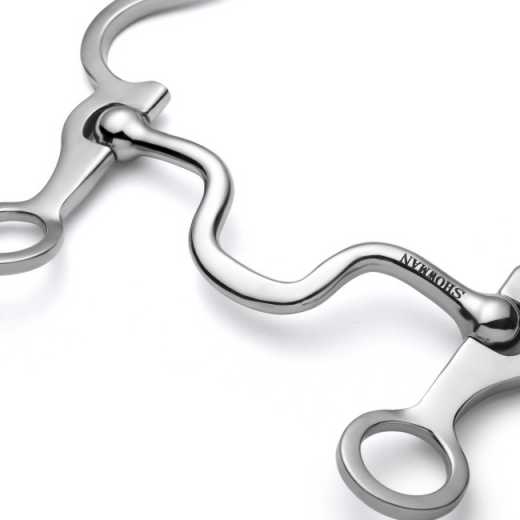 Showman Long S Shank with Flat Square Port Bit JK3310