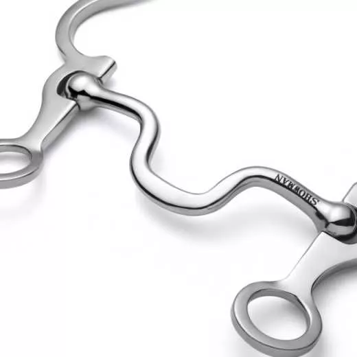 Showman Long S Shank with Flat Square Port Bit JK3310