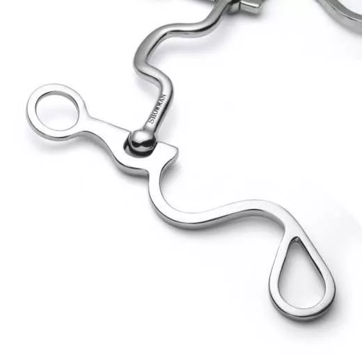 Showman Long S Shank with Flat Square Port Bit JK3310