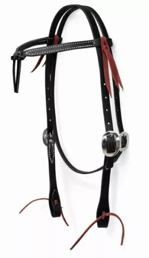 Berlin Custom Leather Futurity Stirnband Kopfstück schwarz