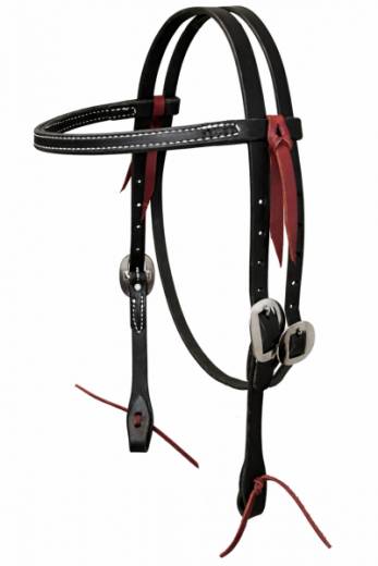 Berlin Custom Leather Stirnband Kopfstück schwarz