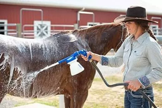 eZall Horse Bathing Kit mit Shampoo Sprayer Starterset