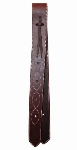 Off-Billet Stitched Latigo Leder