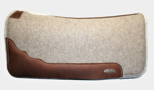 Weaver Contoured Wollfilz Westernpad mit Merino Fleece Liner