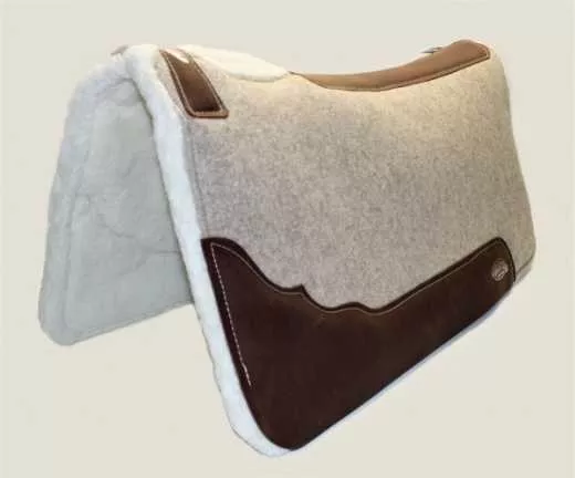 Weaver Contoured Wollfilz Westernpad mit Merino Fleece Liner