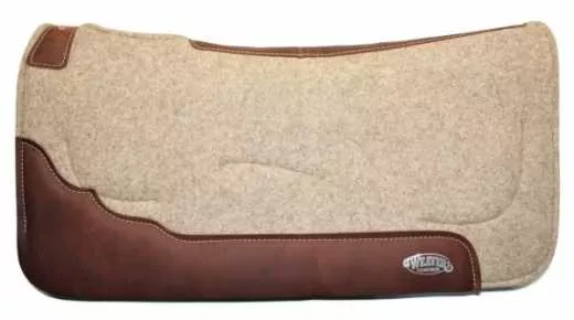 Weaver Contoured Wollfilz GEL Westernpad
