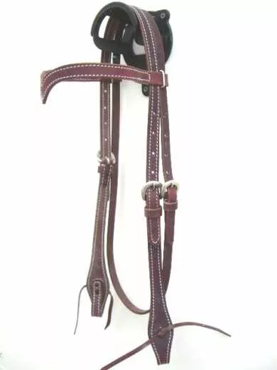 EE Tack Kopfstück - Latigo Stitched - V-Stirnband