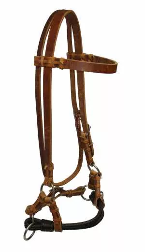 Side Pull - Softie Braided Double Noseband Side Pull - Softie Braided Double Noseband