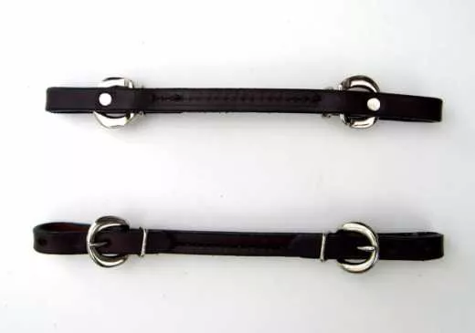 BCL Kinnriemen Harness Leder dark oiled