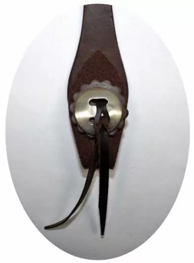 EE TACK Stirnband Arbeitszaum mit Conchos aus geöltem Leder