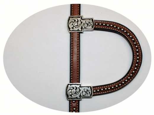 EE TACK Einohr Kopfstück aus US Leder WX-2067