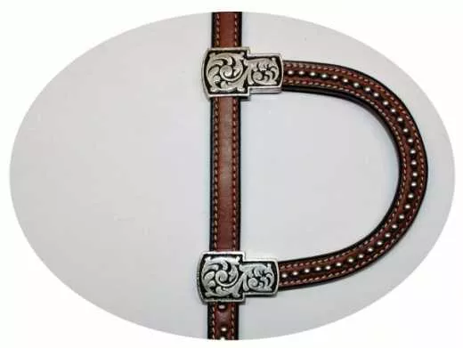 EE TACK Einohr Kopfstück aus US Leder WX-2067