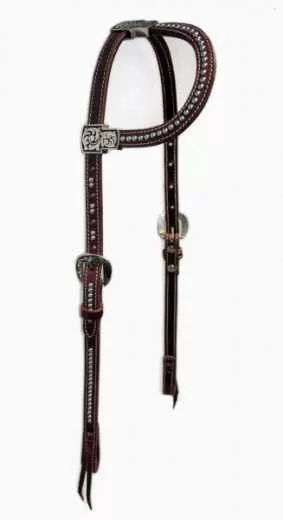 EE TACK Einohr Kopfstück aus Latigoleder WX-2068