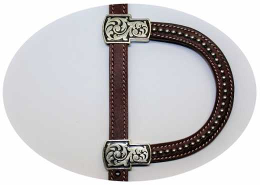 EE TACK Einohr Kopfstück aus Latigoleder WX-2068