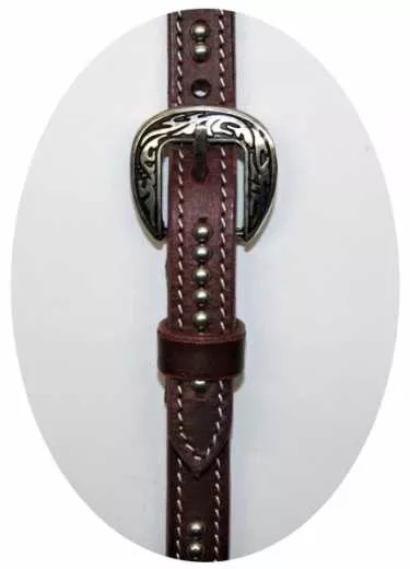 EE TACK Einohr Kopfstück aus Latigoleder WX-2068