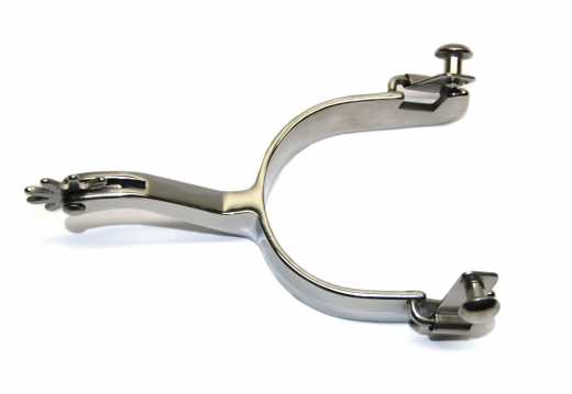 KS Stainless Steel Show Westernsporen Plain Pleasure