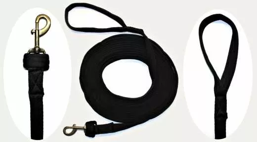 Gurtlonge 850cm mit Karabiner schwarz