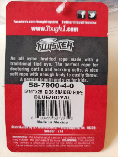 Tough 1 Kid Rope Kinderlasso grün / blau