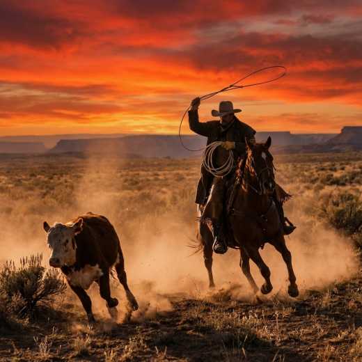 Lasso / Ranch Rope Premium Quality Made in USA 3/8 x 30