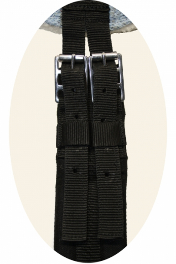 Bareback Pad Reitpad Navajo grau/schwarz