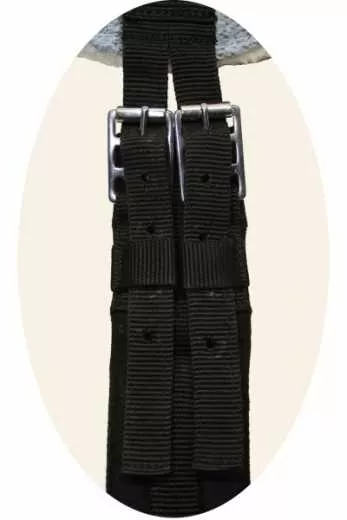 Bareback Pad Reitpad Navajo navy/grau