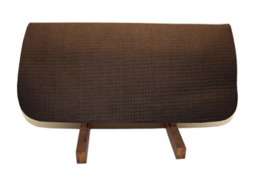 EE TACK Filzunterlage für Westernpad Padschoner braun/chocolate