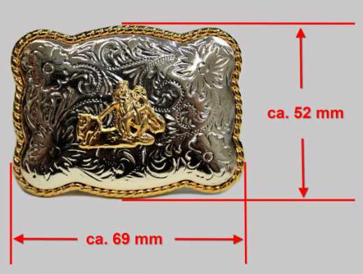 Western Buckle Gürtelschnalle Cowboy