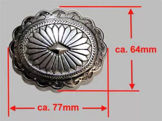 Western Buckle Gürtelschnalle Oval South West