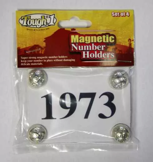 Magnet Starnummern Pin Silver Concho