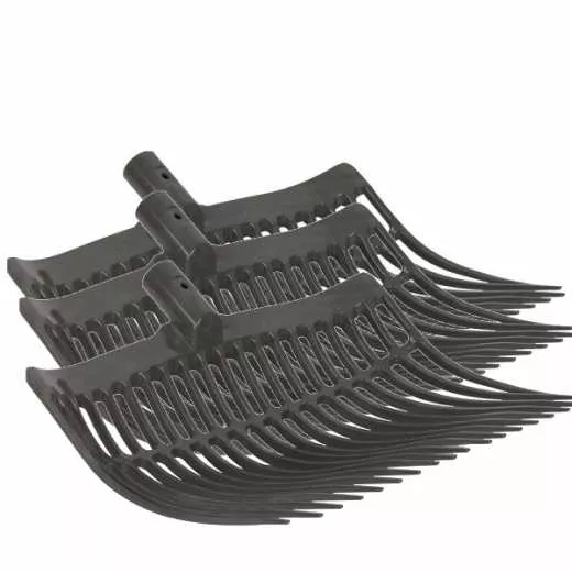 3 Stück V-Plast Schwedengabel Bollengabel Dunggabel aus Kunststoff