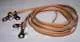 Harness Leder Draw Reins Schlaufzügel mit Umlenkrolle