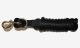 Anbindestrick schwarz mit Boltsnap Karabiner 300cm