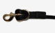 Anbindestrick schwarz mit Boltsnap Karabiner 300cm