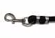Anbindestrick schwarz mit Boltsnap Karabiner 210cm