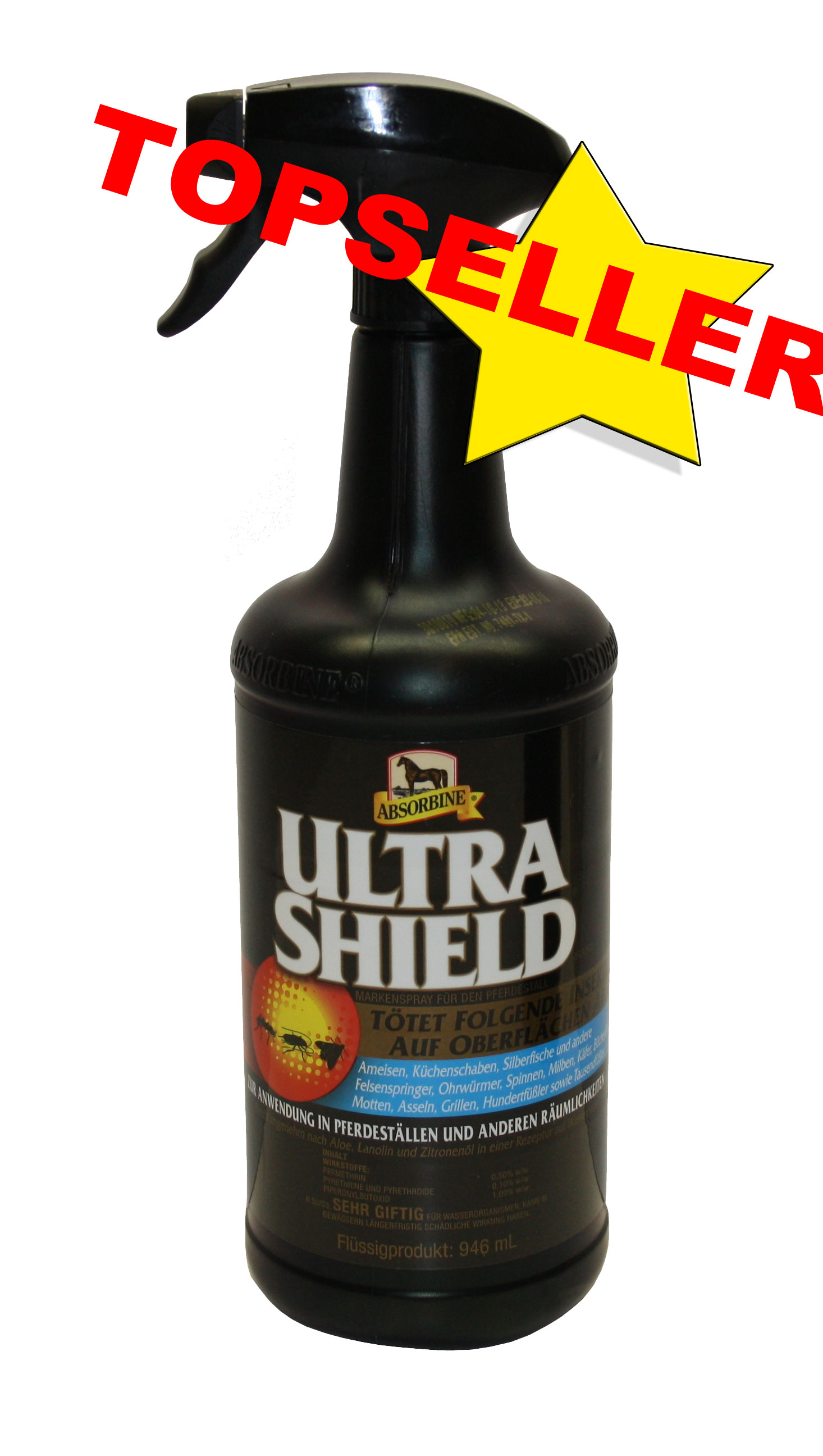Absorbine Ultrashield Black EX Fliegensp günstig kaufen US Tack