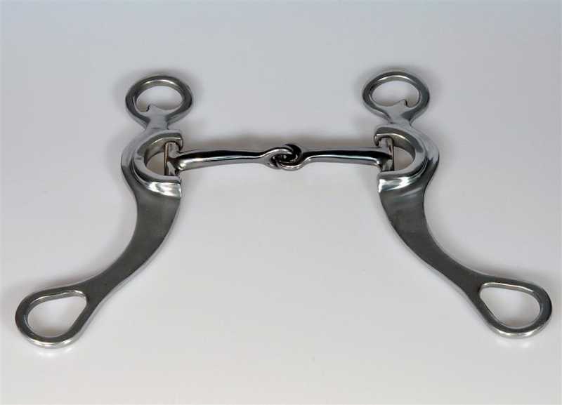 Mors western snaffle pour cheval en acier inoxydable Metalab