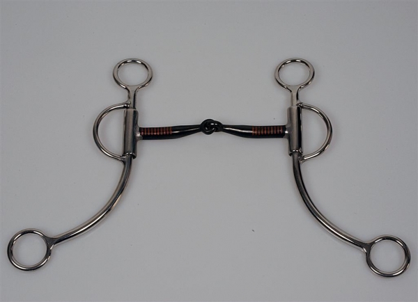 Snaffle with Shanks Stainless Steel