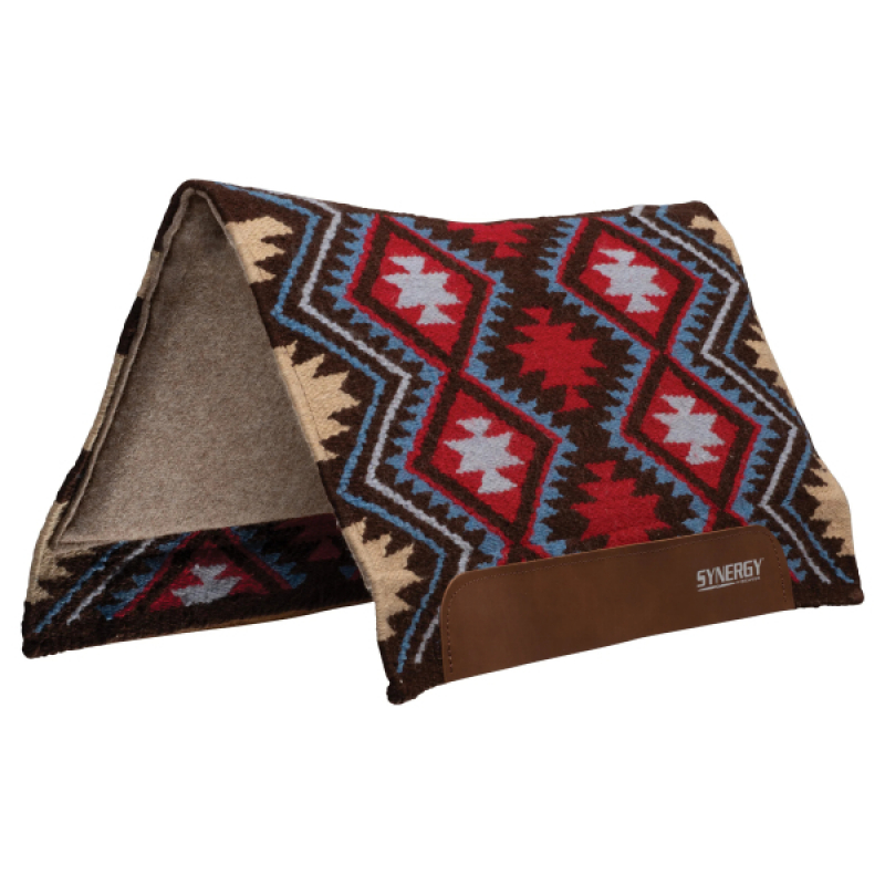 Weaver Synergy Flex Westernpad Red / Brown