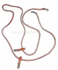 Harness Leder Draw Reins Schlaufzügel mit Umlenkrolle