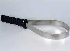 Schweissmesser aus Metall mit Kunststoffgriff