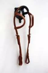 Quickchange Harnessleder Doppeleinohr Kopfstück