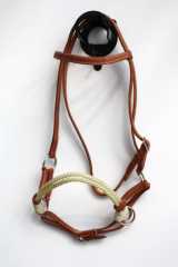Sidepull Harnessleder Double Rope Noseband