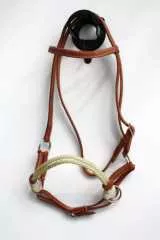 Sidepull Harnessleder Double Rope Noseband