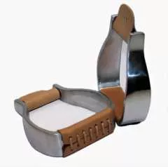 Alu Steigbügel glatt / gerade